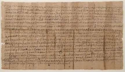Papyrus, koptština, 7. století.