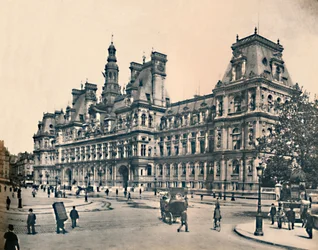 Paříž. - LHotel De Ville. - LL, c1910.