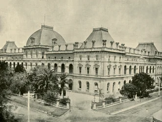 Budova parlamentu, Brisbane, 1901.