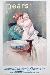 Reklama na mýdlo Hrušky, 1900