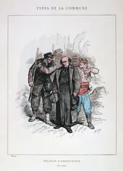 Zatýkací četa, Pařížská komuna, 1871
