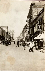 Ulice Petrovka, Moskva, SSSR, 20. léta 20. století