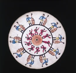 Phenakistiscope (Phenakistoscope) disk, c 1830
