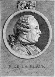 Pierre Simon Laplace, francouzský matematik a astronom, 18. století