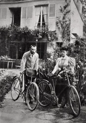 Pierre a Marie Curie, francouzští fyzici, 1906