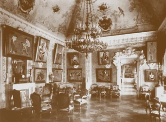 Růžová jídelna známá jako Matisse Room v Shchukinsově domě
