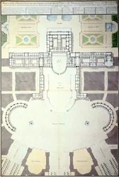 Plány proměny Versailles, Francie, 1780