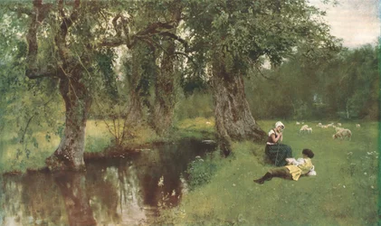Básník a rolník, c1902.