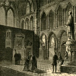 Poets Corner, Westminsterské opatství, 1881.