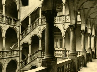 Zámek Porcia, Spittal an der Drau, Korutany, Rakousko, c1935.
