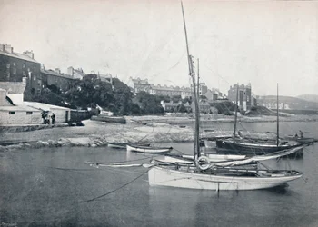 Port St. Mary – Město a přístav, 1895