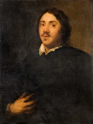 Portrét gentlemana v černém, 1700.