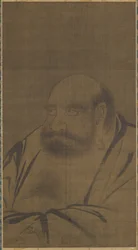 Portrét Bodhidharmy, 14. století.