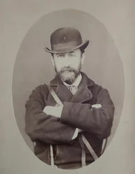 Portrét Camille Saint-Saens 1835-1921, 1870.