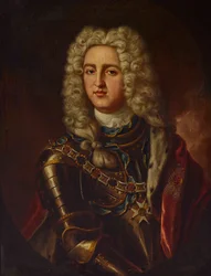 Portrét Christiana III., hraběte Palatina ze Zweibrückenu-Birkenfeldu 1674-1735.