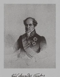 Portrét hraběte Alexandra Nikolajeviče Golitsyna 1773-1844, c. 1840