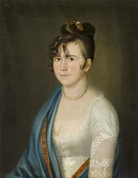 Portrét hraběnky Anny Vladimirovny Bobrinské 1769-1846, 19. století