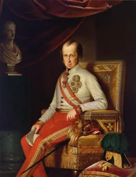 Portrét císaře Ferdinanda I. Rakouského 1793-1875, c. 1840.