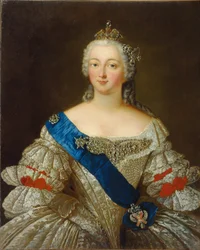 Portrét císařovny Alžběty Petrovny 1709-1762, 40. léta 18. století