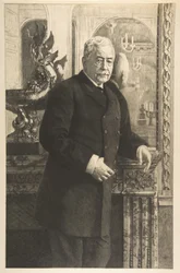 Portrét Ferdinanda Lessepse, 1850-1914.