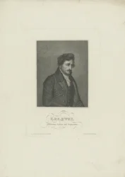 Portrét Joachima Lelewela 1786-1861, 30. léta 19. století.
