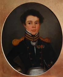 Portrét Michaila Ivanoviče Ozerova 1792-1867, str. 1815