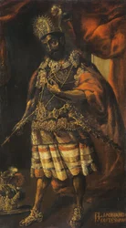 Portrét Moctezumy II, 17. století