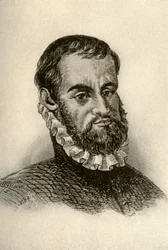 Portrét Pedra Menendeze de Aviles, zobrazující španělské šaty, c1570-1580, 1937.