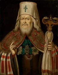 Portrét Platóna II Levšina, moskevského metropolity 1737-1812, druhá polovina 18.