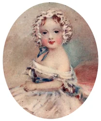 Portrét královny Viktorie jako dítěte, 19. století, 1913