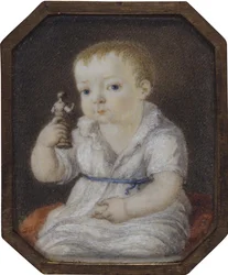 Portrét Sergeje Ivanoviče Volkova jako dítěte, asi 1808