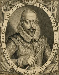 Portrét sira Waltera Raleigha, 1596.