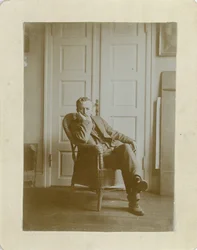 Portrét Vilhelma Hammershøi 1864-1916.