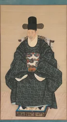 Portrét Yun Dongseom 1710-1795, ca. 1790-1805.