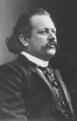 Portrét pianisty a skladatele Alfreda Reisenauera 1863-1907.