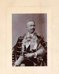 Portrét klavíristy a skladatele Gézy Zichyho 1849-1924, 00. léta 20. století.