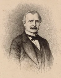 Portrét skladatele Augusta Mermeta 1810-1889, 1876.