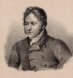 Portrét skladatele Johanna Bernharda Logiera 1777-1846.