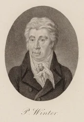 Portrét skladatele Petera von Wintera 1754-1825, cca 1825.