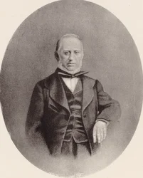 Portrét skladatele Saveria Mercadante 1795-1870.