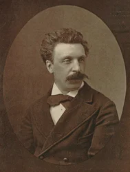 Portrét skladatele Victorina de Joncières 1839-1903.