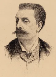 Portrét skladatele Victorina de Joncières 1839-1903.