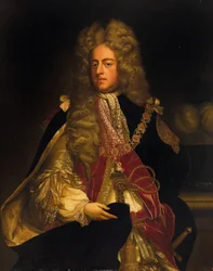 Portrét krále Jiřího I. Velké Británie 1660-1727, první třetina 18. stol.