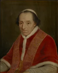 Portrét papeže Pia VII 1742-1823, 1810s.