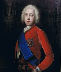 Portrét ruského cara Petra III. 1728-1762, druhá polovina 18. stol.