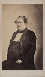 Portrét skladatele Auguste-Mathieu Panserona 1796-1859, cca 1855.