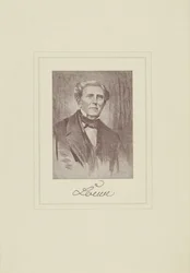 Portrét skladatele Carla Loewea 1796-1869.