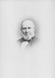 Portrét skladatele Edwarda Johna Hopkinse 1818-1901.