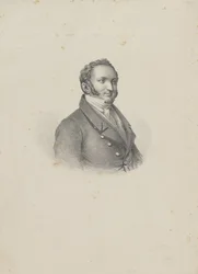 Portrét skladatele Gioachina Antonia Rossiniho 1792-1868, 1826.