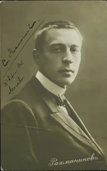 Portrét skladatele Sergeje Rachmaninova 1873-1943, c. 1905